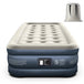 iDOO Air Mattress, Inflatable Airbed with Built - in Pump for Guest Home Camping Travel, 550lb Max, (Twin Size 18") - Sleep Galleria - Sleep Galleria