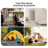 iDOO Queen Size Air Mattress, Inflatable Airbed with Built-in Pump, 650lb MAX - Sleep Galleria
