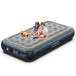 iDOO Queen Size Air Mattress, Inflatable Airbed with Built-in Pump, 650lb MAX - Sleep Galleria