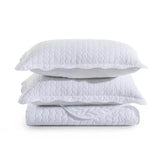 Imperial Homeware 3 Pcs Quilt Bedding Set Reversible Microfiber Coverlet with Pillow Shams case for Summer - Omega Lifestyles