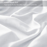 Imperial Homeware 4 pieces Sheet Set including Extra Deep Poket 16" Fitted Sheet Flat Sheet and Pillowcases Soft, Oeko Tex - Omega Lifestyles