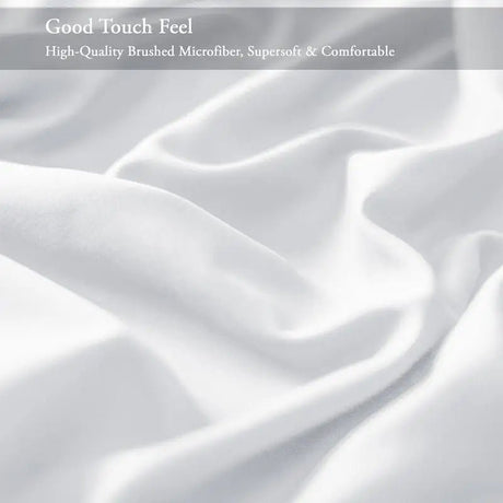 Imperial Homeware 4 pieces Sheet Set including Extra Deep Poket 16" Fitted Sheet Flat Sheet and Pillowcases Soft, Oeko Tex - Omega Lifestyles