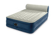 Intex Headboard 18" Queen Dura - Beam Deluxe Raised Air Bed Mattress with Built - in Pump - Sleep Galleria - Sleep Galleria