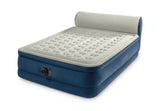 Intex Headboard 18" Queen Dura - Beam Deluxe Raised Air Bed Mattress with Built - in Pump - Sleep Galleria - Sleep Galleria