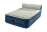 Intex Headboard 18" Queen Dura - Beam Deluxe Raised Air Bed Mattress with Built - in Pump - Sleep Galleria - Sleep Galleria