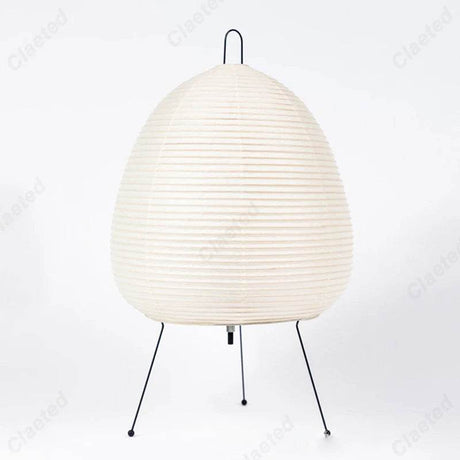 Japanese Design Paper Table Lamp Tripod Rice Paper Table Lamp Japanese Style Lantern Lamp Led Desk Lamp for Bedroom - Sleep Galleria