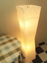 Japanese-style Paper Lampshade Floor Lamp Nordic Minimalist Paper Standing Lamp Bedside Bedroom Study Living Room Lampara Led - Sleep Galleria