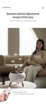 Jellyfish Aroma Humidifier Aromatherapy Diffuser Creative Ultrasonic Essential Oil Diffuser Remote Control Mist Humidifier - Sleep Galleria