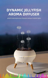 Jellyfish Aroma Humidifier Aromatherapy Diffuser Creative Ultrasonic Essential Oil Diffuser Remote Control Mist Humidifier - Sleep Galleria