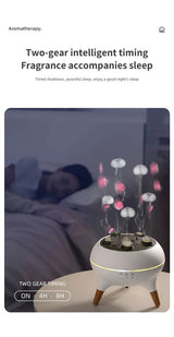 Jellyfish Aroma Humidifier Aromatherapy Diffuser Creative Ultrasonic Essential Oil Diffuser Remote Control Mist Humidifier - Sleep Galleria