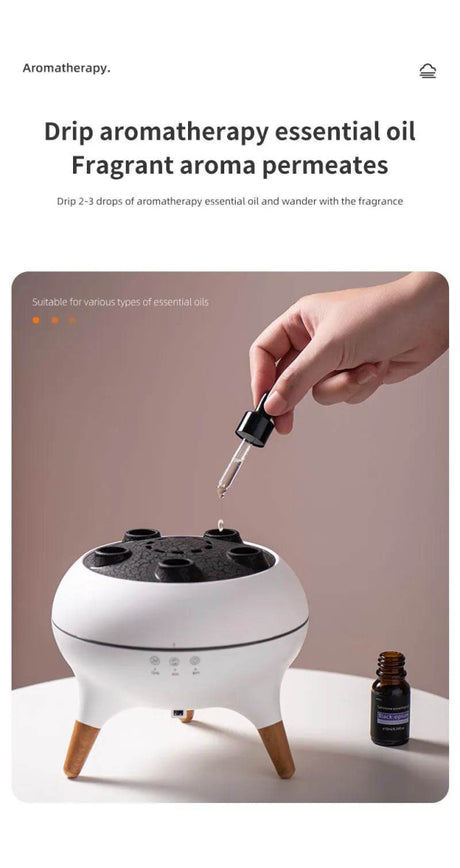 Jellyfish Aroma Humidifier Aromatherapy Diffuser Creative Ultrasonic Essential Oil Diffuser Remote Control Mist Humidifier - Sleep Galleria