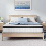 King Mattress 12 Inch Medium Firm King Size Mattress in a Box Hybrid Mattresses with Smarts™ Coil Pocket Springs for Motion Isol - Sleep Galleria