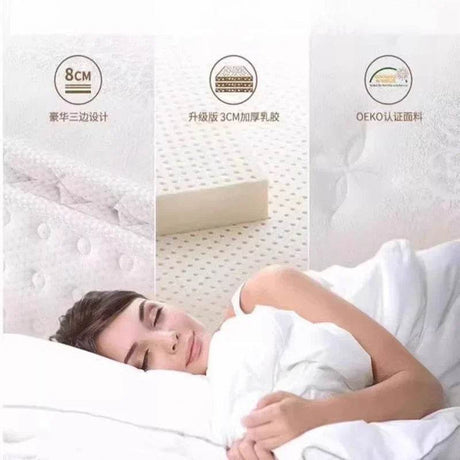 King Sized Latex Mattress Double Modern Latex Luxury Memory Foam Mattress High Quality Queen Colchones Bedroom Furniture - Sleep Galleria