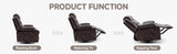 Lazy Boy Oversized Rocker Recliner Chair with Heat & Massage, 360 Swivel, Single Sofa Seat - Omega Lifestyles