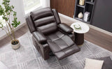 Lazy Boy Oversized Rocker Recliner Chair with Heat & Massage, 360 Swivel, Single Sofa Seat - Omega Lifestyles