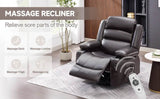 Lazy Boy Oversized Rocker Recliner Chair with Heat & Massage, 360 Swivel, Single Sofa Seat - Omega Lifestyles