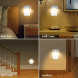LED Night Light With Motion Sensor EU US Plug Lamps Wall Night Lamp Dimmable Bedroom Toilet Hallway Kitchen Kids Night Lights - Omega Lifestyles