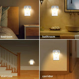 LED Night Light With Motion Sensor EU US Plug Lamps Wall Night Lamp Dimmable Bedroom Toilet Hallway Kitchen Kids Night Lights - Omega Lifestyles
