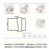 Light luxury Solid Color Multifunctional Rabbit Velvet Blanket Winter Thick Warm Flannel Used For Bedroom Living Room Blanket - Sleep Galleria