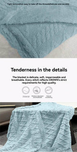 Lightweight Breathable Blanket For Hot Sleepers, Luxury Bedding, Sofa, Bench, Lunch Blanket, Bed Blankets, Multi-color - Omega Lifestyles