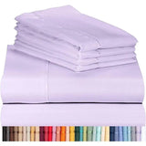 LuxClub 4 PC Sheet Set 18" Deep Pockets Eco Friendly Wrinkle Free Silky Soft Microfiber Hotel Bedding Comfortable Breathable - Omega Lifestyles