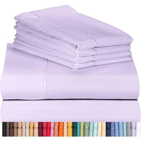 LuxClub 4 PC Sheet Set 18" Deep Pockets Eco Friendly Wrinkle Free Silky Soft Microfiber Hotel Bedding Comfortable Breathable - Omega Lifestyles