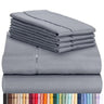 LuxClub 4 PC Sheet Set 18" Deep Pockets Eco Friendly Wrinkle Free Silky Soft Microfiber Hotel Bedding Comfortable Breathable - Omega Lifestyles