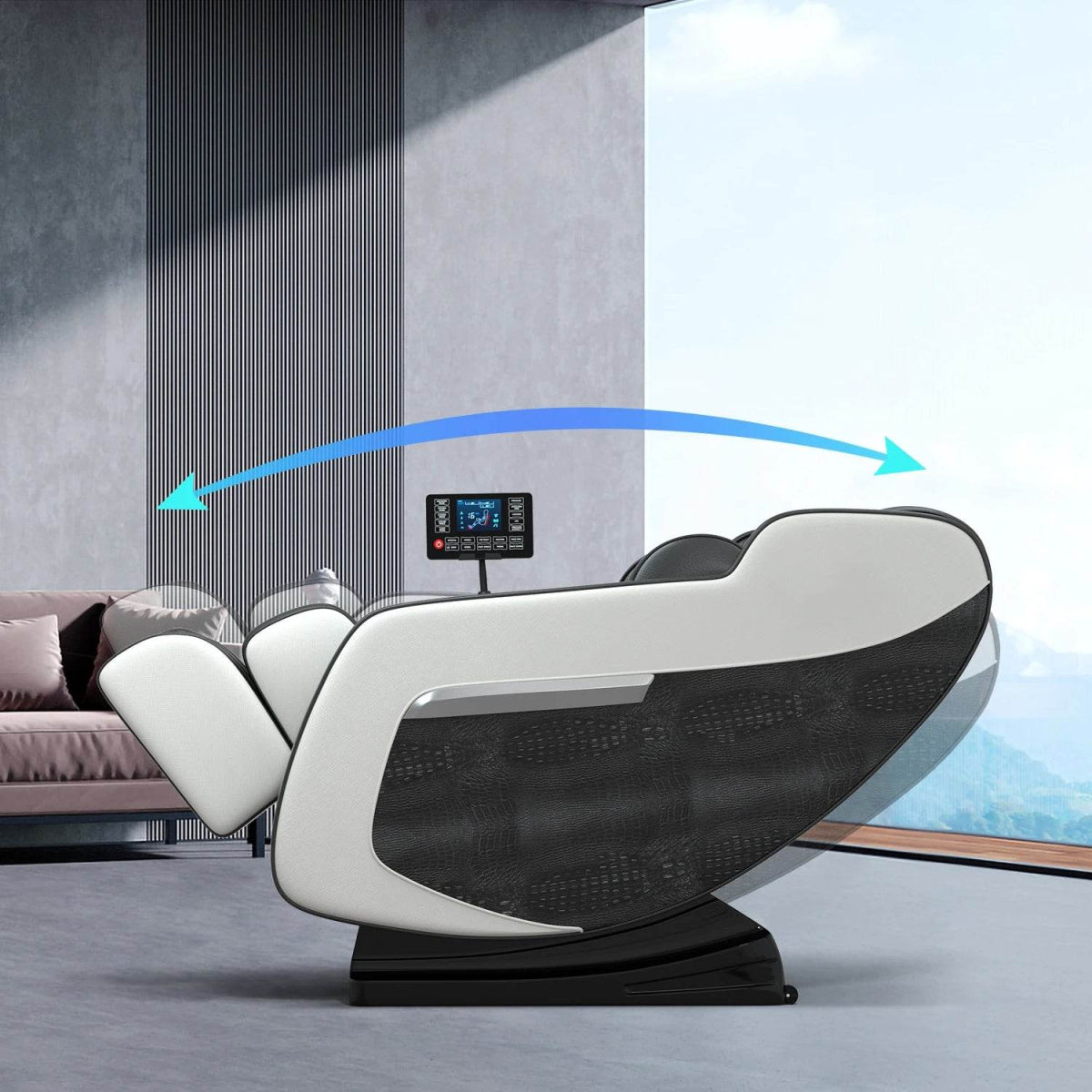 massage chair 4d zero gravity Automatic Heating Massage Chair Bluetooth Music with Airbag Reclining Shiatsu Massage Chair - Sleep Galleria