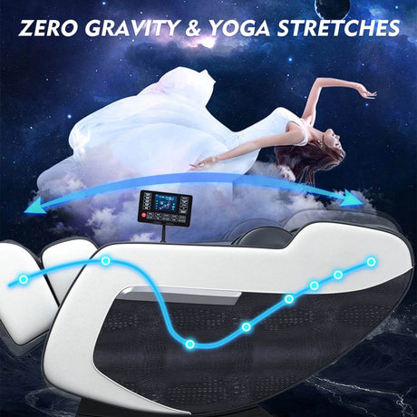 massage chair 4d zero gravity Automatic Heating Massage Chair Bluetooth Music with Airbag Reclining Shiatsu Massage Chair - Sleep Galleria