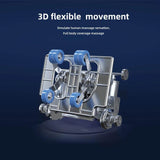 massage chairs full body zero gravity Real Relax 4D Massage Chair SL Guide Rail Full Body and Recliner with Heating and Airbags - Omega Lifestyles