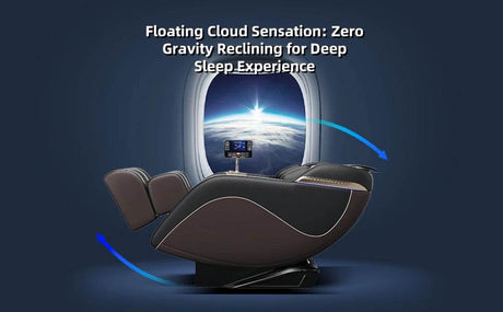 massage chairs full body zero gravity Real Relax 4D Massage Chair SL Guide Rail Full Body and Recliner with Heating and Airbags - Omega Lifestyles