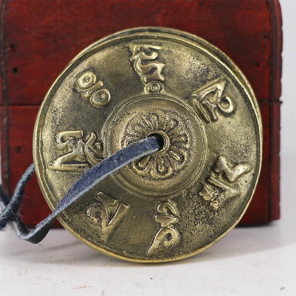 Meditation Chime Bells Portable Tibetan Meditation Tingsha Cymbal Bell Mental Health Relief Easy To Play Family Friends Gift - Sleep Galleria