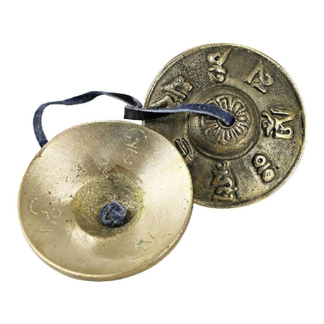 Meditation Chime Bells Portable Tibetan Meditation Tingsha Cymbal Bell Mental Health Relief Easy To Play Family Friends Gift - Sleep Galleria