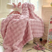 Multifunctional Bubble Velvet Flannel Blanket, Light Luxury Faux Fur, Faux Rabbit Fur, Office Blanket - Sleep Galleria