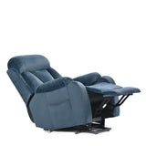 Navy Blue Power Lift Chair Recliner - Sleep Galleria