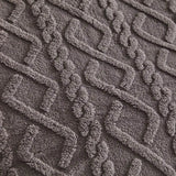 New Tafu Velvet Fleece Blankets Double sided Jacquard Geometric Pattern Thickened Blanket Cover Blanket Suitable for All Seasons - Sleep Galleria