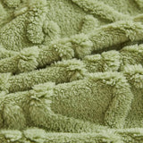New Tafu Velvet Fleece Blankets Double sided Jacquard Geometric Pattern Thickened Blanket Cover Blanket Suitable for All Seasons - Sleep Galleria