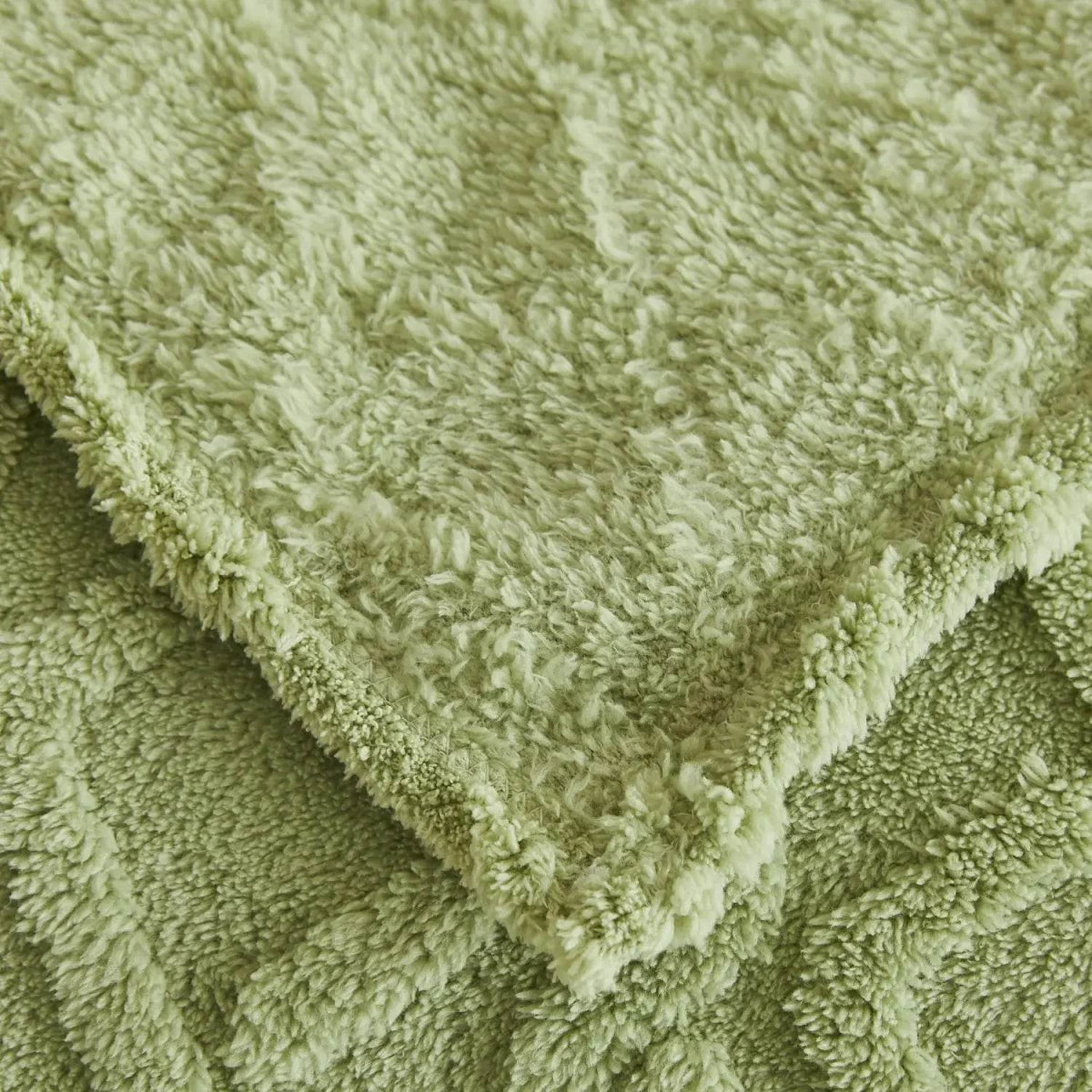 New Tafu Velvet Fleece Blankets Double sided Jacquard Geometric Pattern Thickened Blanket Cover Blanket Suitable for All Seasons - Sleep Galleria