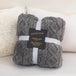 New Tafu Velvet Fleece Blankets Double sided Jacquard Geometric Pattern Thickened Blanket Cover Blanket Suitable for All Seasons - Sleep Galleria