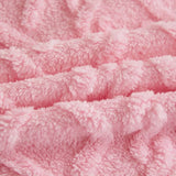 New Tafu Velvet Fleece Blankets Double sided Jacquard Geometric Pattern Thickened Blanket Cover Blanket Suitable for All Seasons - Sleep Galleria
