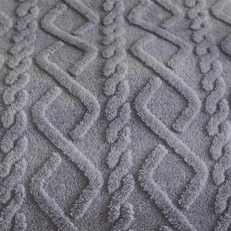 New Tafu Velvet Fleece Blankets Double sided Jacquard Geometric Pattern Thickened Blanket Cover Blanket Suitable for All Seasons - Sleep Galleria