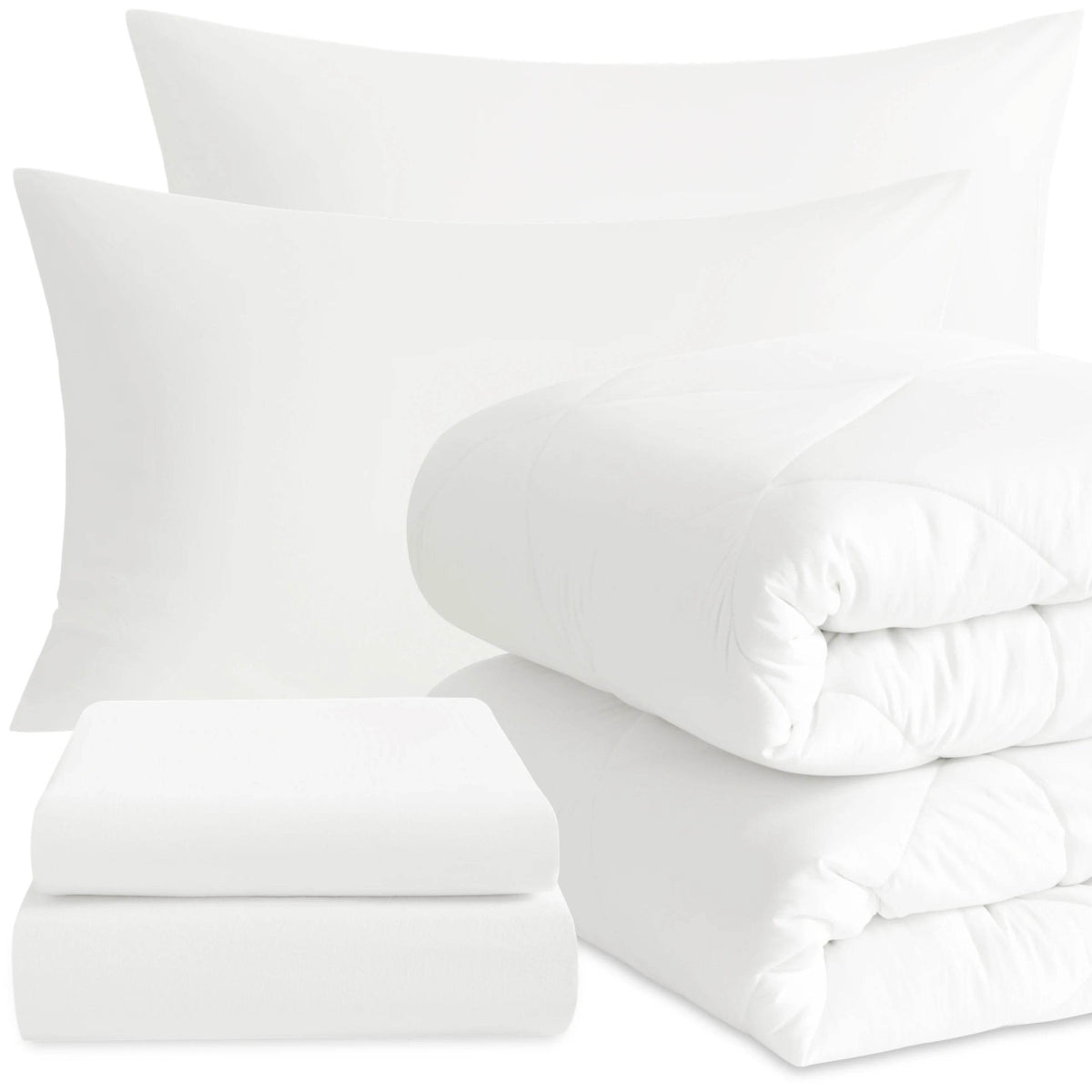 Ntbay 5 Piece Bedding Comforter Set,Breathable Bed in a Bag, Includes Comforter, Fitted Sheet, Top Sheet and Pillowcases - Sleep Galleria