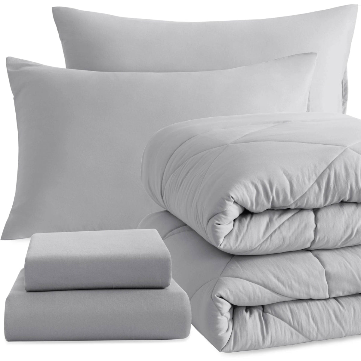 Ntbay 5 Piece Bedding Comforter Set,Breathable Bed in a Bag, Includes Comforter, Fitted Sheet, Top Sheet and Pillowcases - Sleep Galleria