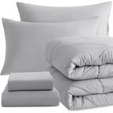Ntbay 5 Piece Bedding Comforter Set,Breathable Bed in a Bag, Includes Comforter, Fitted Sheet, Top Sheet and Pillowcases - Sleep Galleria