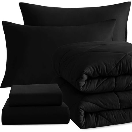 Ntbay 5 Piece Bedding Comforter Set,Breathable Bed in a Bag, Includes Comforter, Fitted Sheet, Top Sheet and Pillowcases - Sleep Galleria