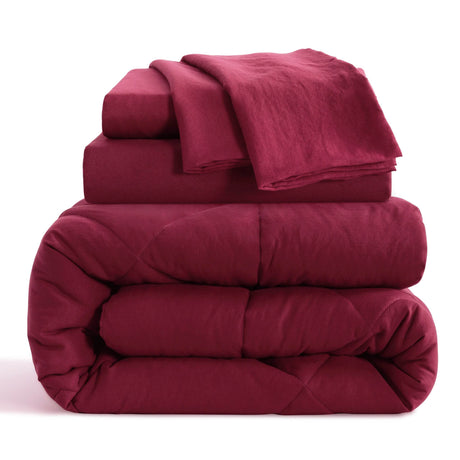 Ntbay 5 Piece Breathable Twin Bedding Comforter Set, Ultra Soft and Cozy Bed in a Bag - Sleep Galleria