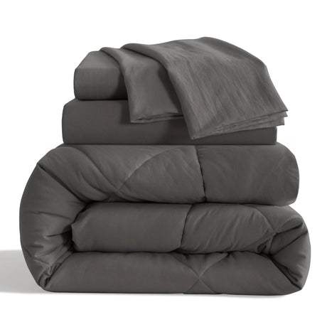 Ntbay 5 Piece Breathable Twin Bedding Comforter Set, Ultra Soft and Cozy Bed in a Bag - Sleep Galleria