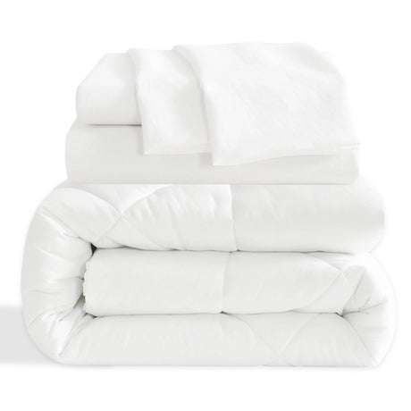 Ntbay 5 Piece Breathable Twin Bedding Comforter Set, Ultra Soft and Cozy Bed in a Bag - Sleep Galleria