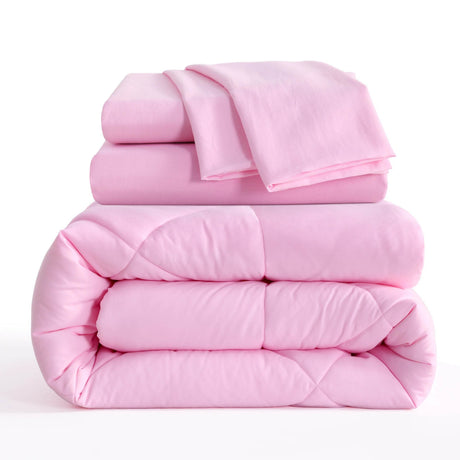 Ntbay 5 Piece Breathable Twin Bedding Comforter Set, Ultra Soft and Cozy Bed in a Bag - Sleep Galleria