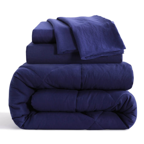 Ntbay 5 Piece Breathable Twin Bedding Comforter Set, Ultra Soft and Cozy Bed in a Bag - Sleep Galleria